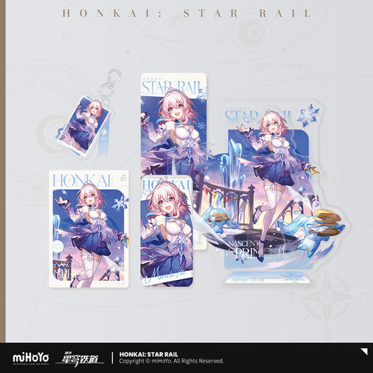 【Pre-order】Honkai: Star Rail - March 7th Nascent Spring Series Badge/Standee/Keychain/Laser Ticket/Character Card