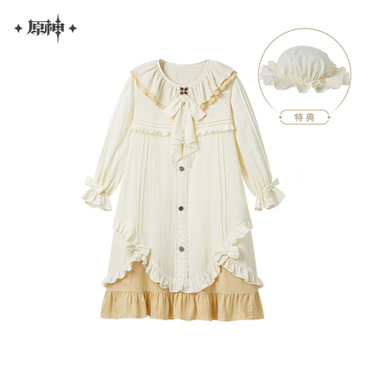 【Pre-Order】Genshin Impact - Teatime Reverie Series Sandrone Nightgown Set（Sleep Cap Included）