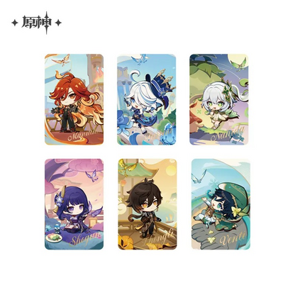Genshin Impact - Teyvat Expo Series Luggage Tag & Collectible Card Set