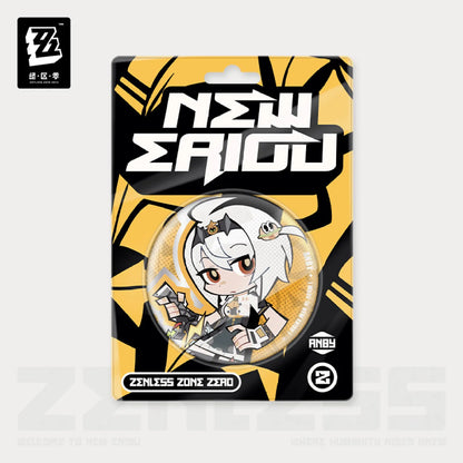 Zenless Zone Zero - New Eridu Series Chibi Tinplate Badge: Unknown Faction
