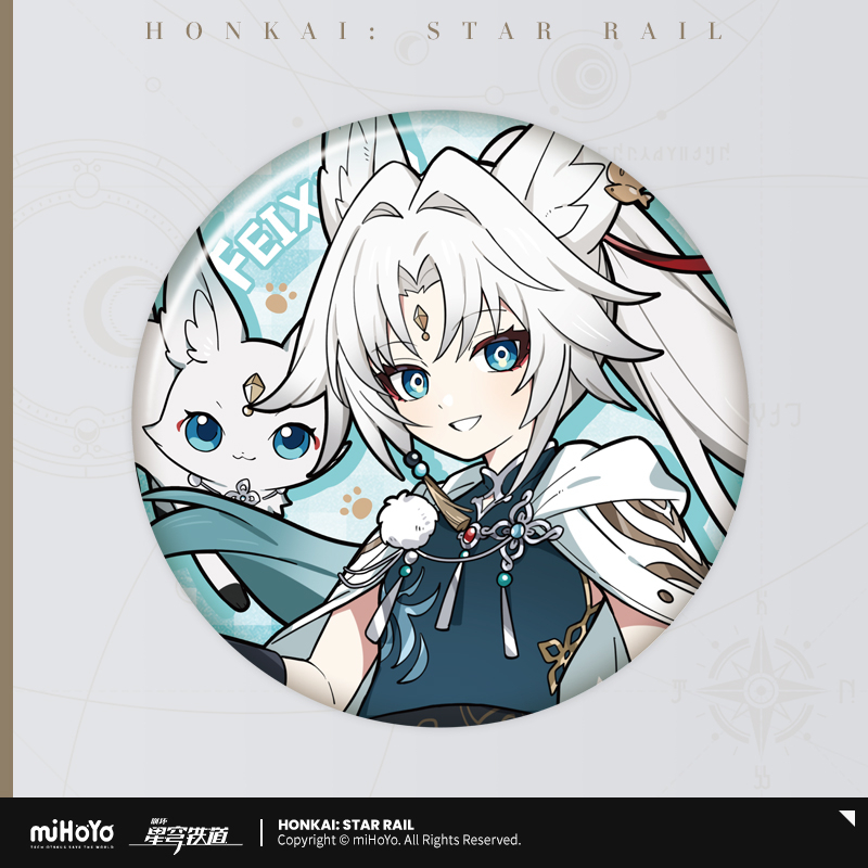 Honkai: Star Rail - Little Cat Series Tinplate Badge