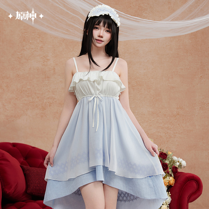 【Pre-Order】Genshin Impact - Teatime Reverie Series Columbina Nightgown Set（Sleep Mask Included）