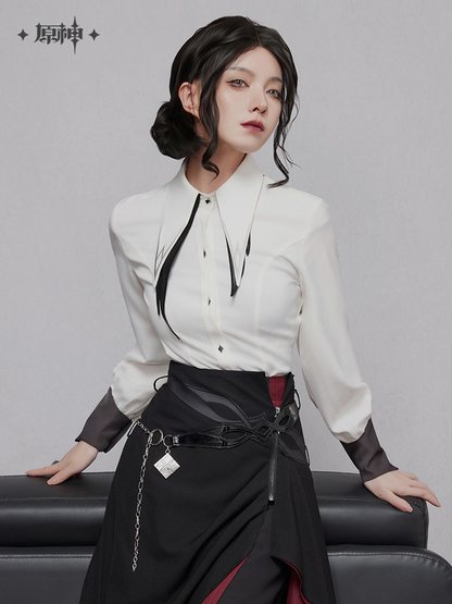 【Pre-order】Genshin Impact - Arlecchino Impression Series Belted Waist Shirt
