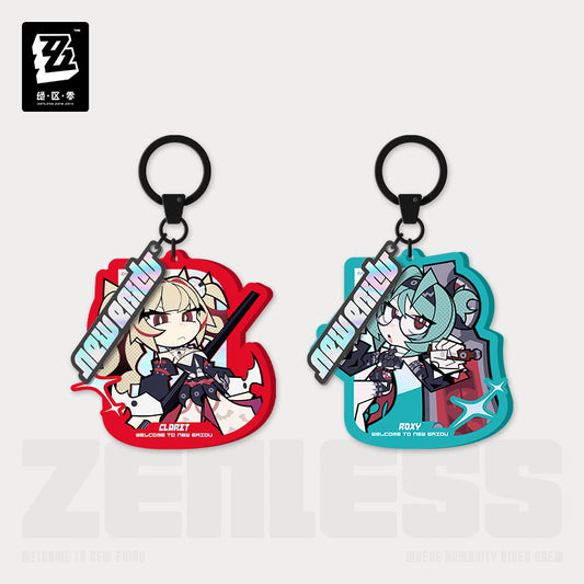 【Pre-Order】Zenless Zone Zero - New Eridu Series Chibi Acrylic Keychain: Flint Workshop