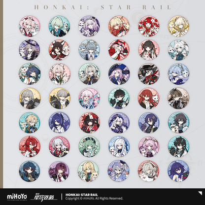 Honkai: Star Rail - Little Cat Series Tinplate Badge