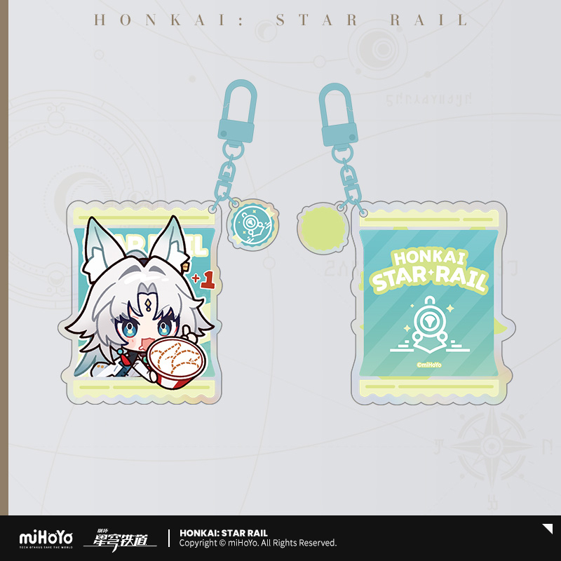 【Pre-Order】Honkai: Star Rail -  Delicious Enjoyment Series Chibi  Emoticons Acrylic Keychian-