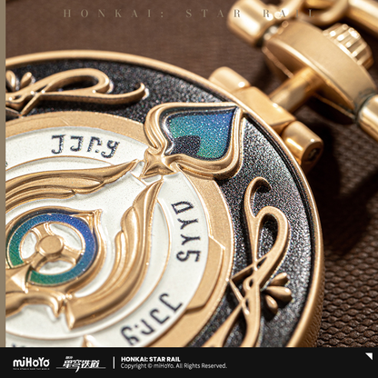 【Pre-Order】Honkai: Star Rail - Aventurine Pocket Watch Style Metal Keychain