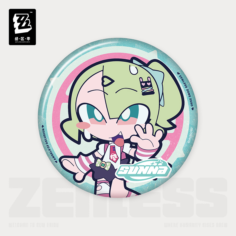 【Pre-Order】Zenless Zone Zero - PINK Sugar Rush Series Chibi Tinplate Badge
