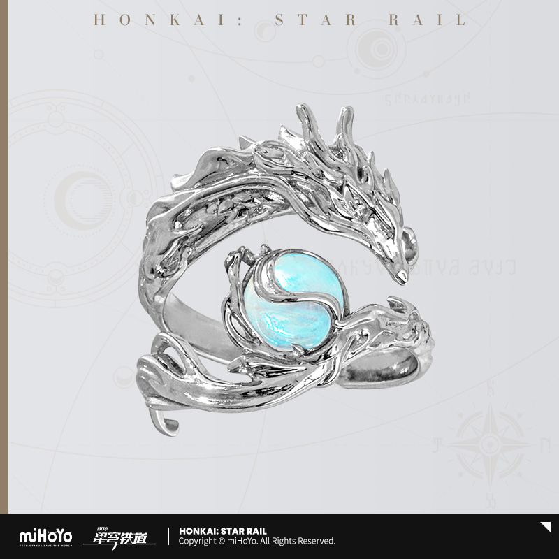 【Pre-Order Deadline: JUNE 28TH】Honkai: Star Rai l- Cosmic Star Dan Heng• Imbibitor Lunae Themed Ring