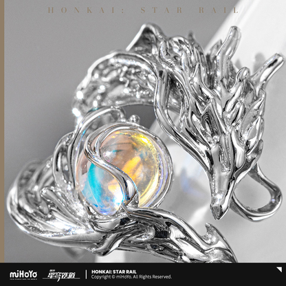 【Pre-Order Deadline: JUNE 28TH】Honkai: Star Rai l- Cosmic Star Dan Heng• Imbibitor Lunae Themed Ring