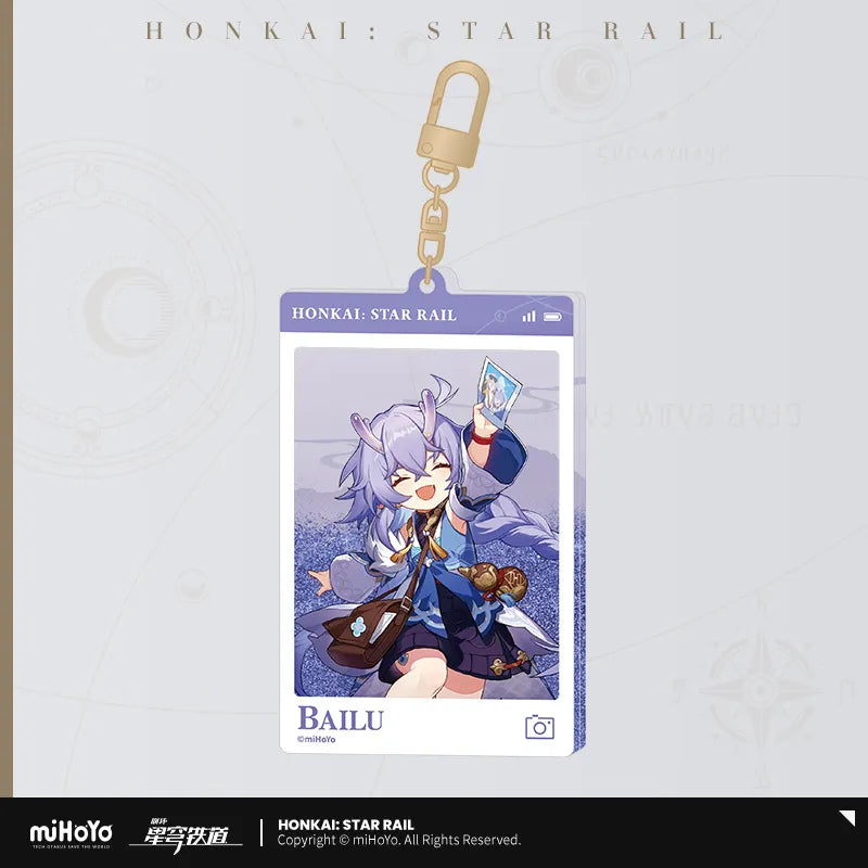 Honkai: Star Rail - Express Travel Acrylic Sanddrift Keychain