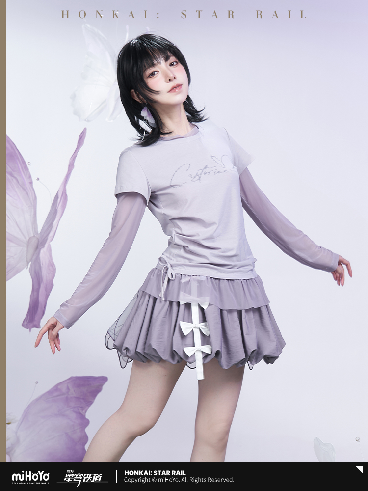 【Pre-Order】Honkai: Star Rail - Castorice Theme Impression Series Layered Look T-Shirt