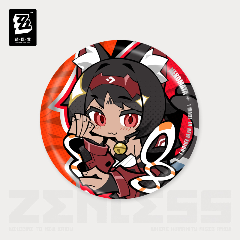 Zenless Zone Zero - New Eridu Series Chibi Badge : Cunning Hares