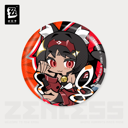 Zenless Zone Zero - New Eridu Series Chibi Badge : Cunning Hares