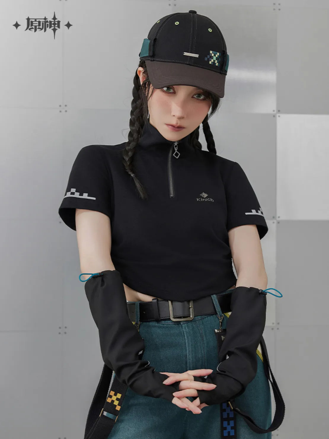 【Pre-Order】Genshin Impact - Kinich Impression Half-Zipper Sleeve T-Shirt