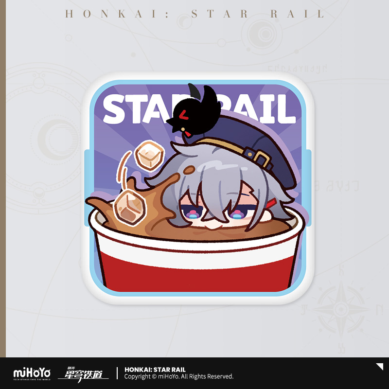 【Pre-Order】Honkai: Star Rail -  Delicious Enjoyment Series Chibi  Emoticons Badge