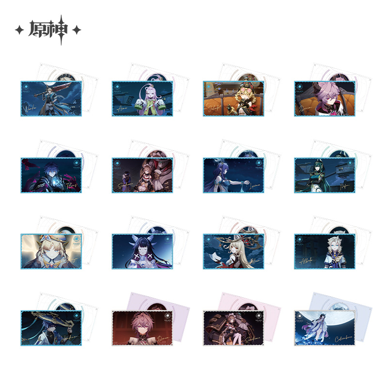 【Pre-order】Genshin Impact - Moonlit Ballad of the Night Series Collection Card Set Blind Box
