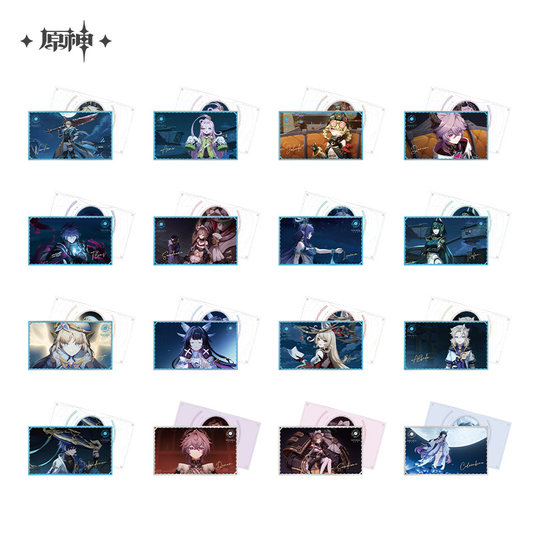 【Pre-order】Genshin Impact - Moonlit Ballad of the Night Series Collection Card Set Blind Box