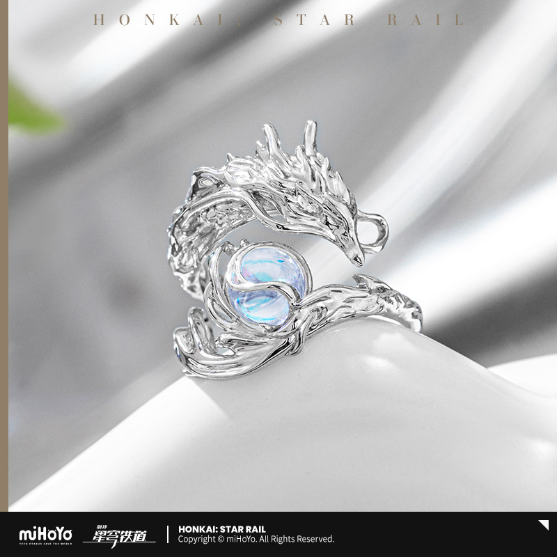 【Pre-Order Deadline: JUNE 28TH】Honkai: Star Rai l- Cosmic Star Dan Heng• Imbibitor Lunae Themed Ring