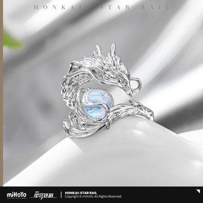 【Pre-Order Deadline: JUNE 28TH】Honkai: Star Rai l- Cosmic Star Dan Heng• Imbibitor Lunae Themed Ring