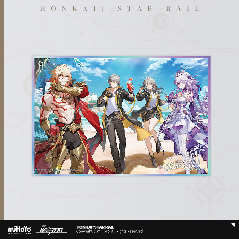 【Pre-Order】Honkai: Star Rail - Fruity Summer Series Acrylic Shikishi