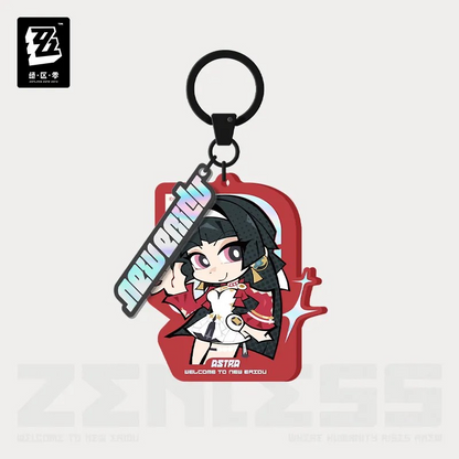 Zenless Zone Zero - New Eridu Series Chibi Tinplate Keychain: Stars of Lyra