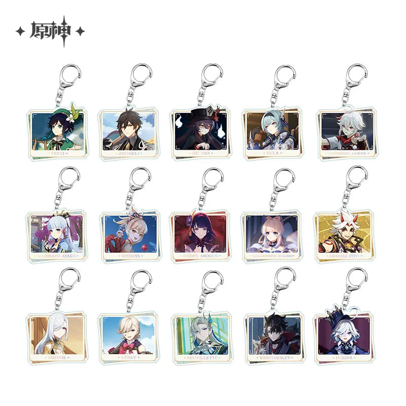 【Pre-Order】Genshin Impact - Character PV Acrylic Keychains