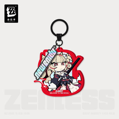 【Pre-Order】Zenless Zone Zero - New Eridu Series Chibi Acrylic Keychain: Flint Workshop