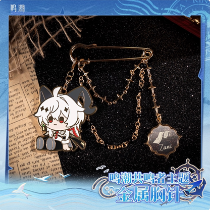 【Pre-Order】Wuthering Waves - Resonator Themed Metal Brooch