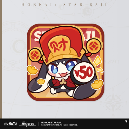 【Pre-Order】Honkai: Star Rail -  Delicious Enjoyment Series Chibi  Emoticons Badge