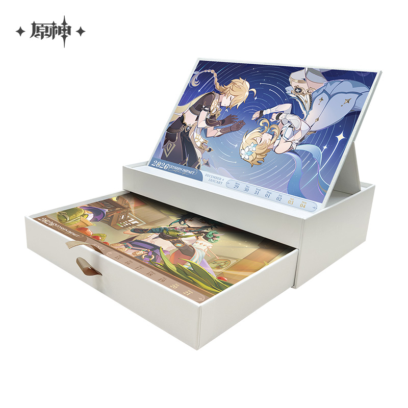 【Pre-Order】Genshin Impact - 2026 Desk Calendar