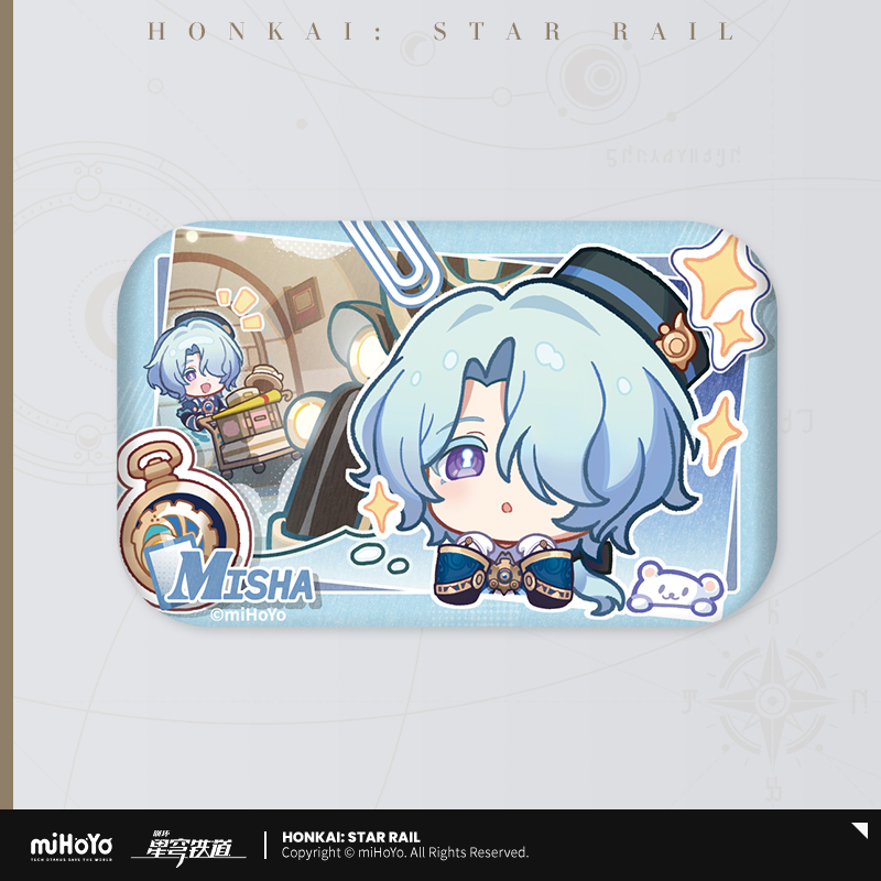 【Pre-Order】Honkai: Star Rail - Pom-Pom Photo Album Series Tinplate Badge