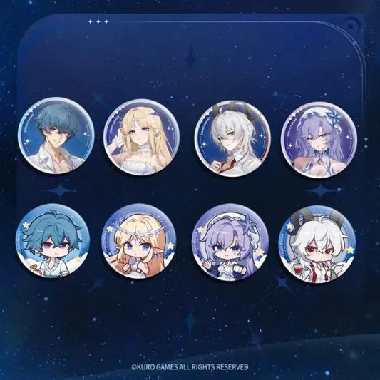 【Pre-Order】Yogoods×Wuthering Waves - Lullaby-Themed Reflective Badge Set