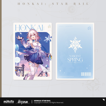 【Pre-order】Honkai: Star Rail - March 7th Nascent Spring Series Badge/Standee/Keychain/Laser Ticket/Character Card