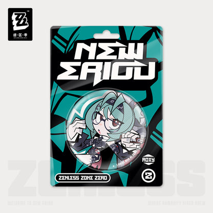【Pre-Order】Zenless Zone Zero - New Eridu Series Chibi Tinplate Badge: Flint Workshop
