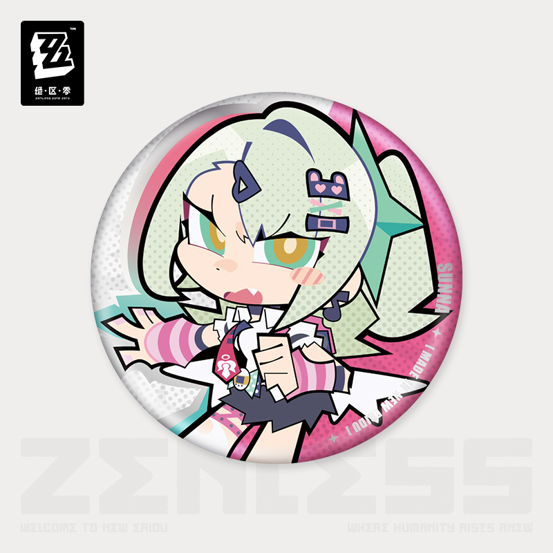 【Pre-Order】Zenless Zone Zero - New Eridu Series Chibi Badge: Angels of Delusion