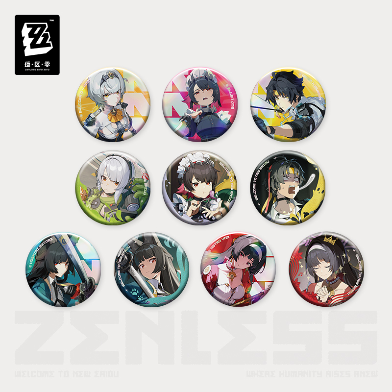 【Pre-Order】Zenless Zone Zero - Inter-Knot Series Tinplate Badge Blind Box Vol.1
