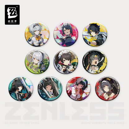 【Pre-Order】Zenless Zone Zero - Inter-Knot Series Tinplate Badge Blind Box Vol.1