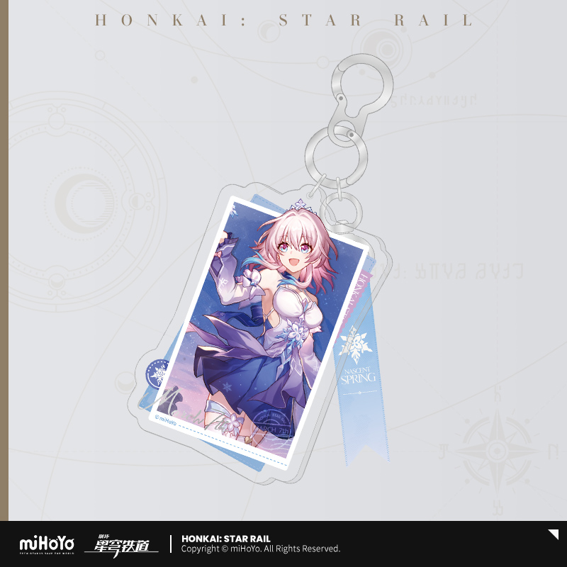 【Pre-order】Honkai: Star Rail - March 7th Nascent Spring Series Badge/Standee/Keychain/Laser Ticket/Character Card