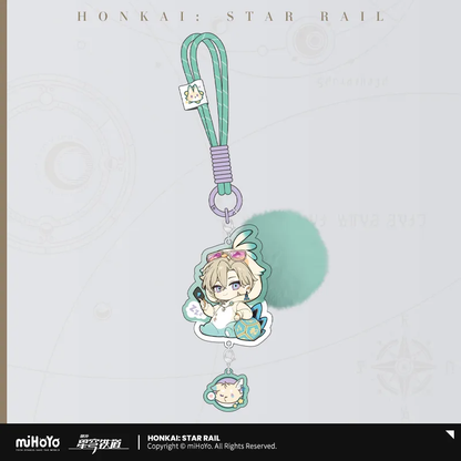 【Pre-Order】Honkai: Star Rail - Boys' Dormitory Series Chibi Character Acrylic Keychain