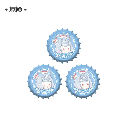 【Pre-Order】Genshin Impact - Fragrant Fantasy Series Chibi Bottle Cap Badge Set