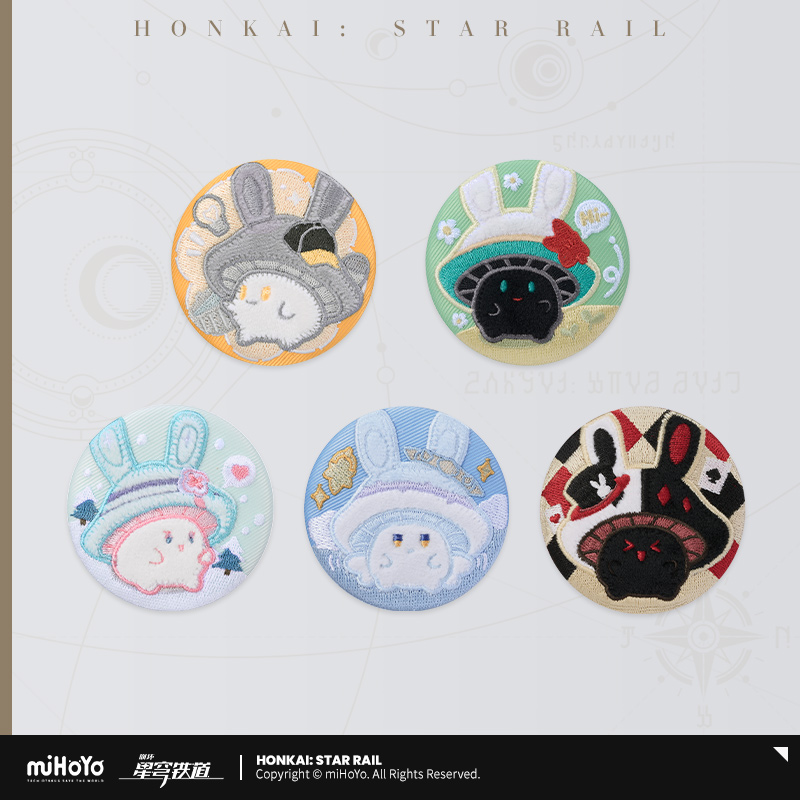 【Pre-order】Honkai: Star Rail - Bunny Mushy & Mushy Bunny Series Embroidered badge