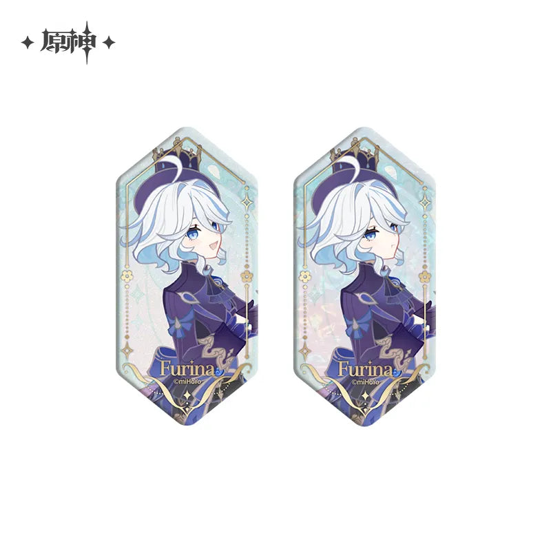 Genshin Impact - Fragrant Fantasy Series Shaped Badge Set