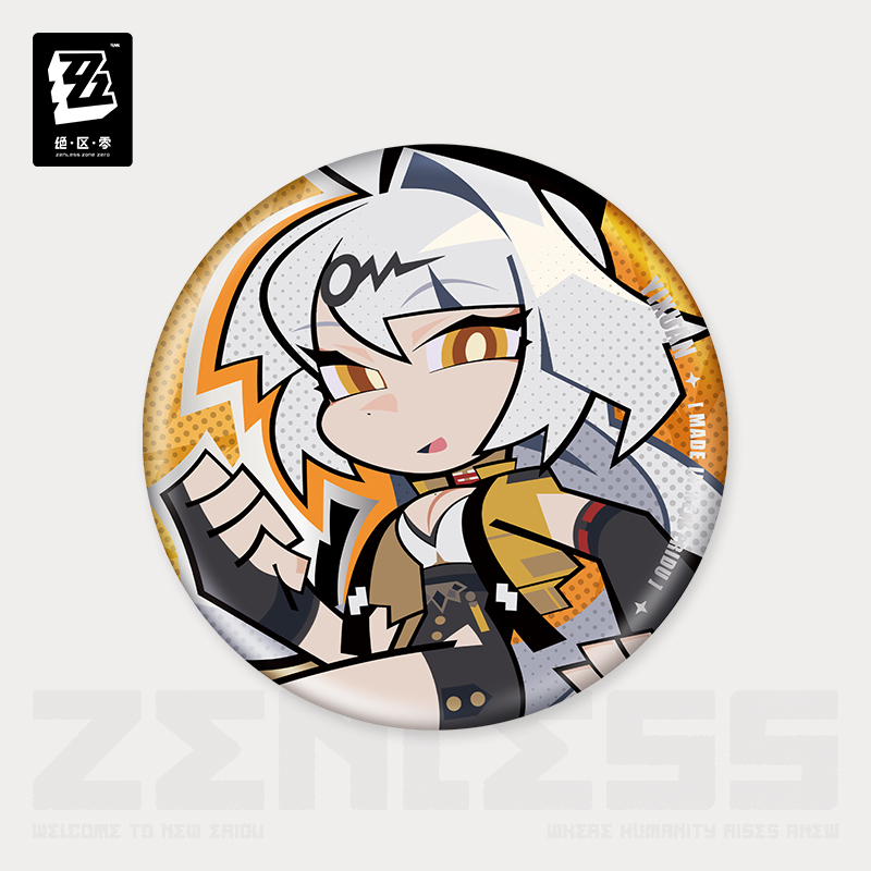 【Pre-order】Zenless Zone Zero - New Eridu Series Chibi Tinplate Badge: Yunkui Summit