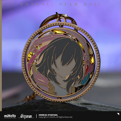 【Pre-Order】Honkai: Star Rail - Trailblazer Written Series Rotating Metal Keychain