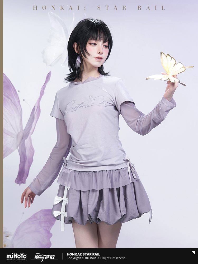 【Pre-Order】Honkai: Star Rail - Castorice Theme Impression Series Layered Look T-Shirt