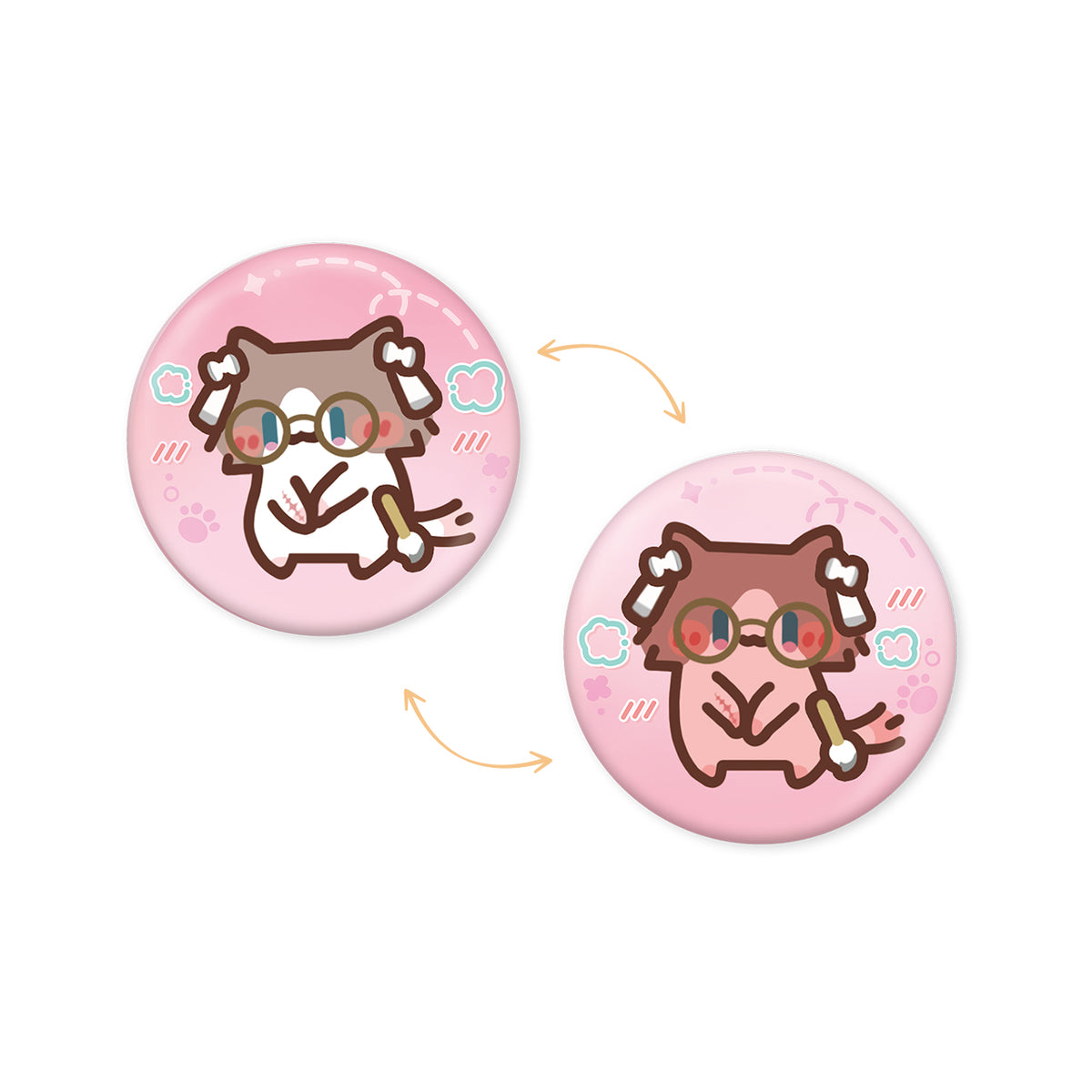 【Pre-Order】Wuthering Waves × YUE XIN MEOW - Daily Resonance Themed Lenticular Badge