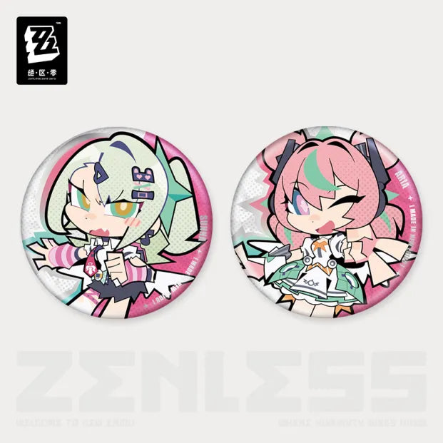 【Pre-Order】Zenless Zone Zero - New Eridu Series Chibi Badge: Angels of Delusion