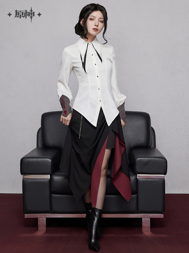 【Pre-order】Genshin Impact - Arlecchino Impression Series Belted Waist Shirt