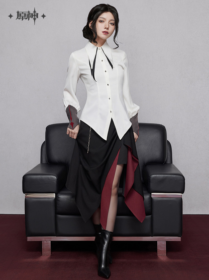 【Pre-order】Genshin Impact - Arlecchino Impression Series Belted Waist Shirt